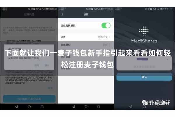 下面就让我们一麦子钱包新手指引起来看看如何轻松注册麦子钱包